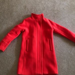 J. Crew Stadium Cloth Coat *Bright Orange*